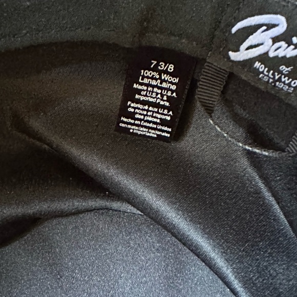 Men’s Bailey of Hollywood Bowler Hat Dark Green 7 3/8 - Picture 4 of 4